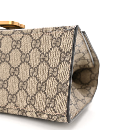 Balenciaga X GUCCI GG Supreme Monogram Small Hourglass Top Handle Bag Beige Ebony 10 of 10