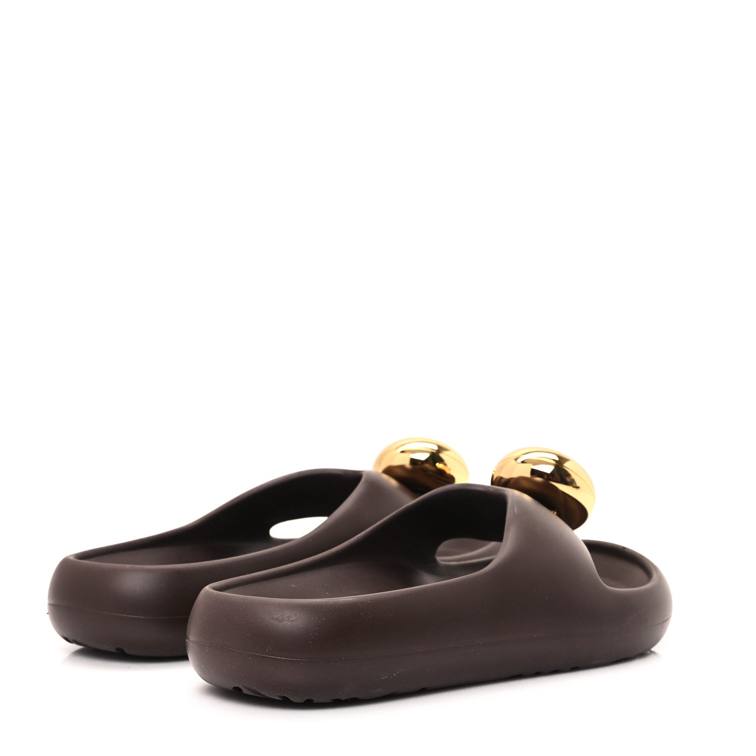 Loewe Foam Rubber Paula's Ibiza Pebble Toe Post Sandals 36 Shitake 5 of 8