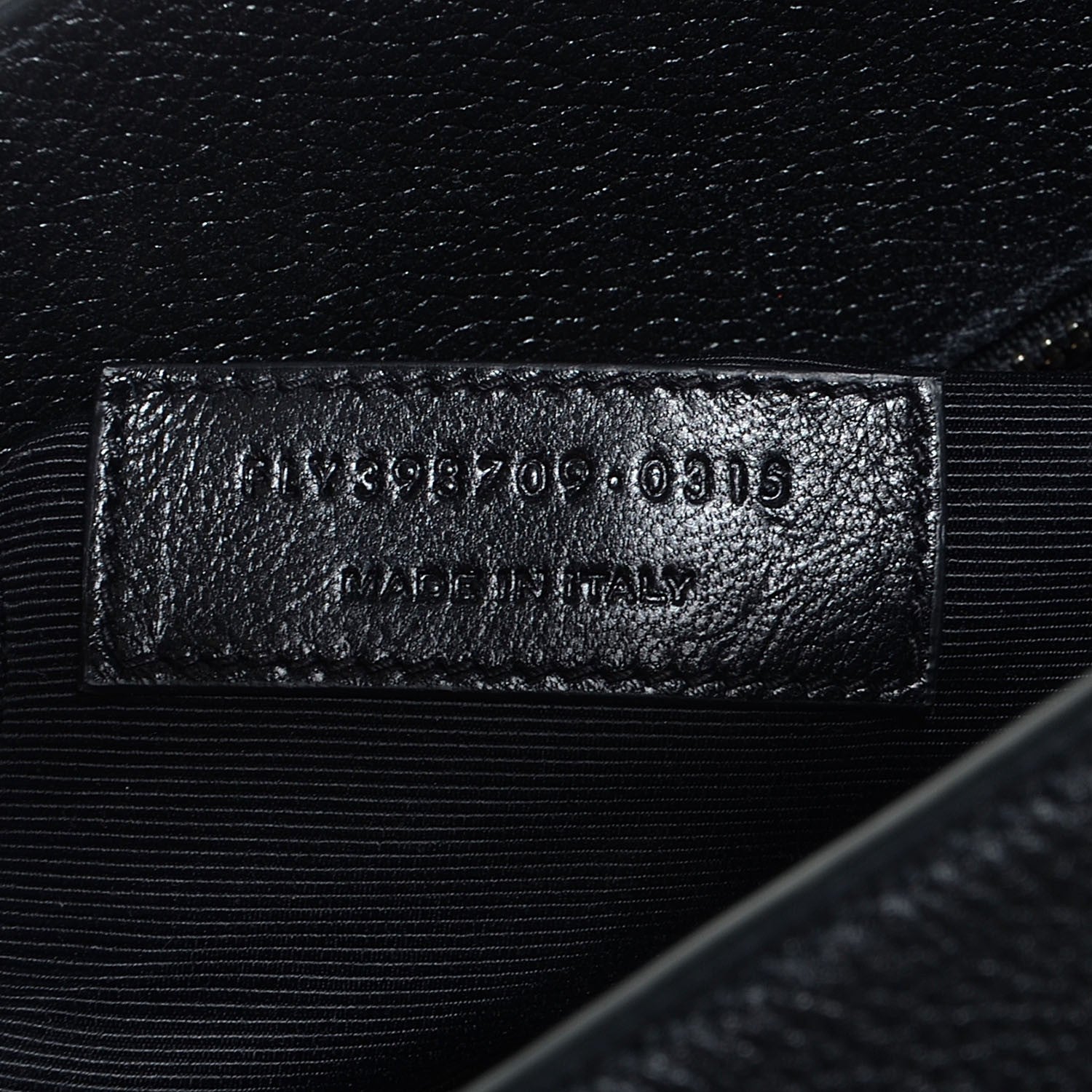 Saint Laurent Grained Calfskin Small Sac De Jour Black 7 of 8