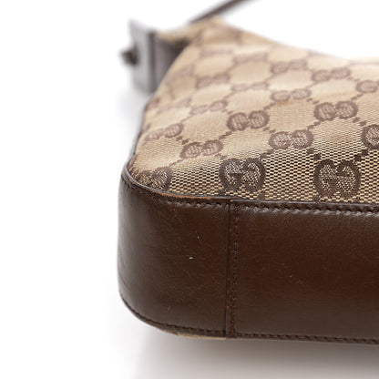 Gucci Monogram GG Small Clasp Hobo Brown 11 of 15