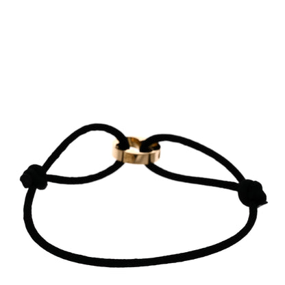 Louis Vuitton 18K Yellow Gold Empreinte Adjustable Cord Bracelet Black 2 of 3