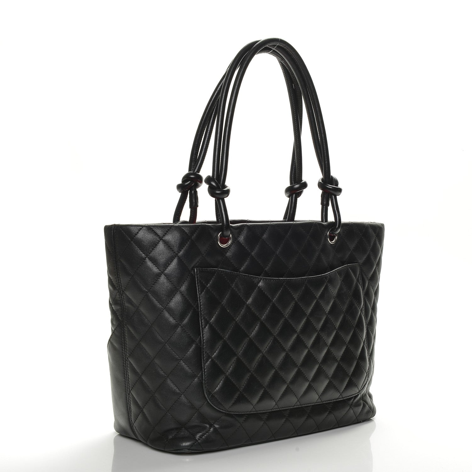 Chanel Calfskin Quilted Large Cambon Tote Black 3 of 7