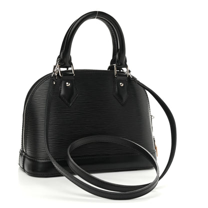 Louis Vuitton Epi Alma BB Black 3 of 10