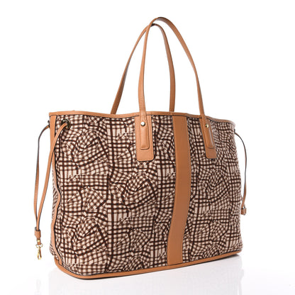 MCM Visetos Large Liz Reversible Shopper Tote Cognac 6 of 12