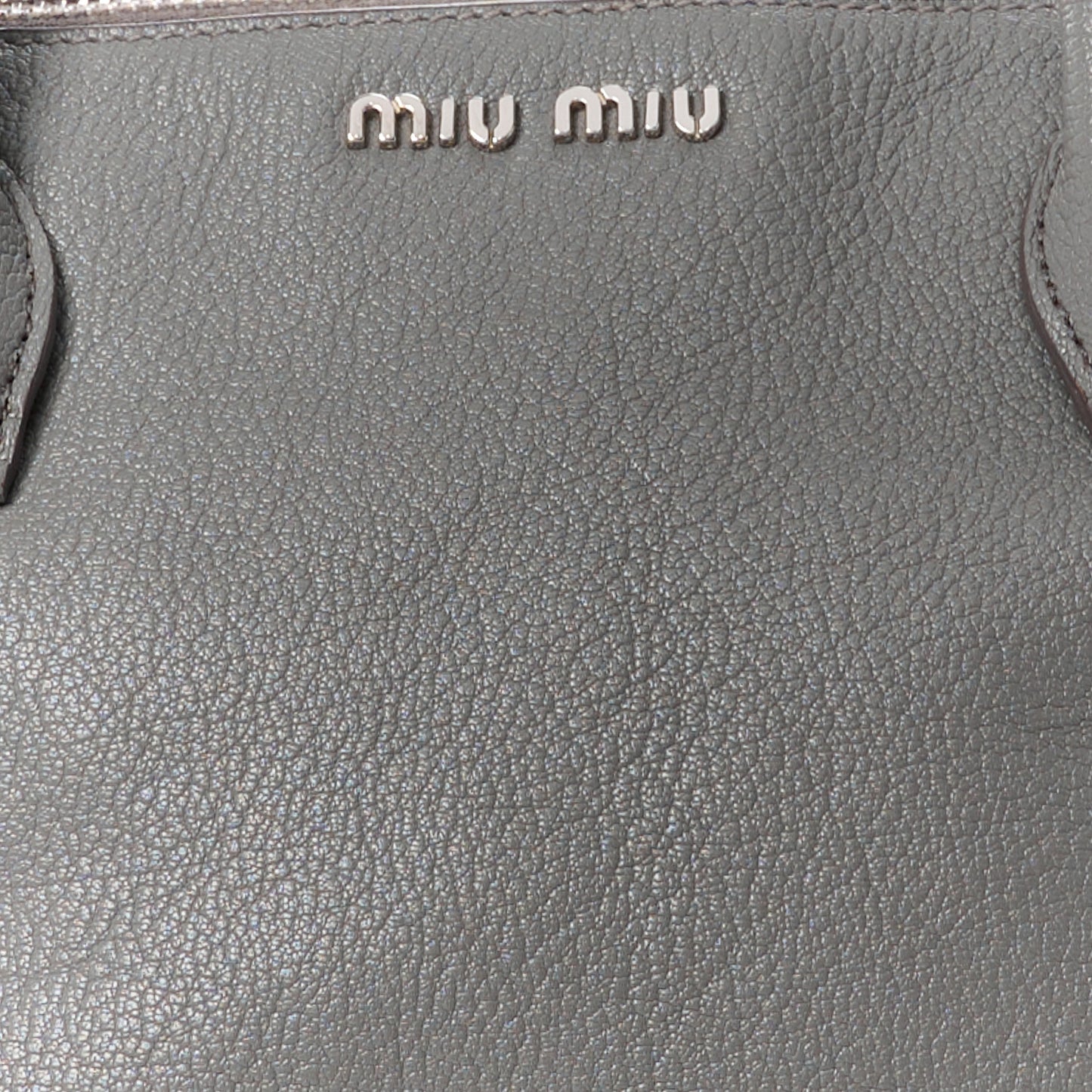 Goatskin Madras Top Handle Double Zip Tote Marmo