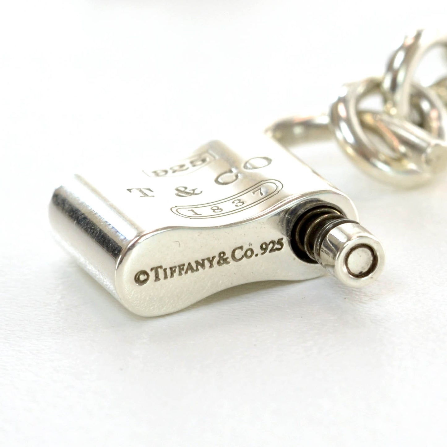 Sterling Silver 1837 Lock Charm Bracelet