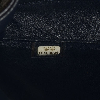 Chanel Caviar Clutch with Chain Flap Navy Blue 7 of 8