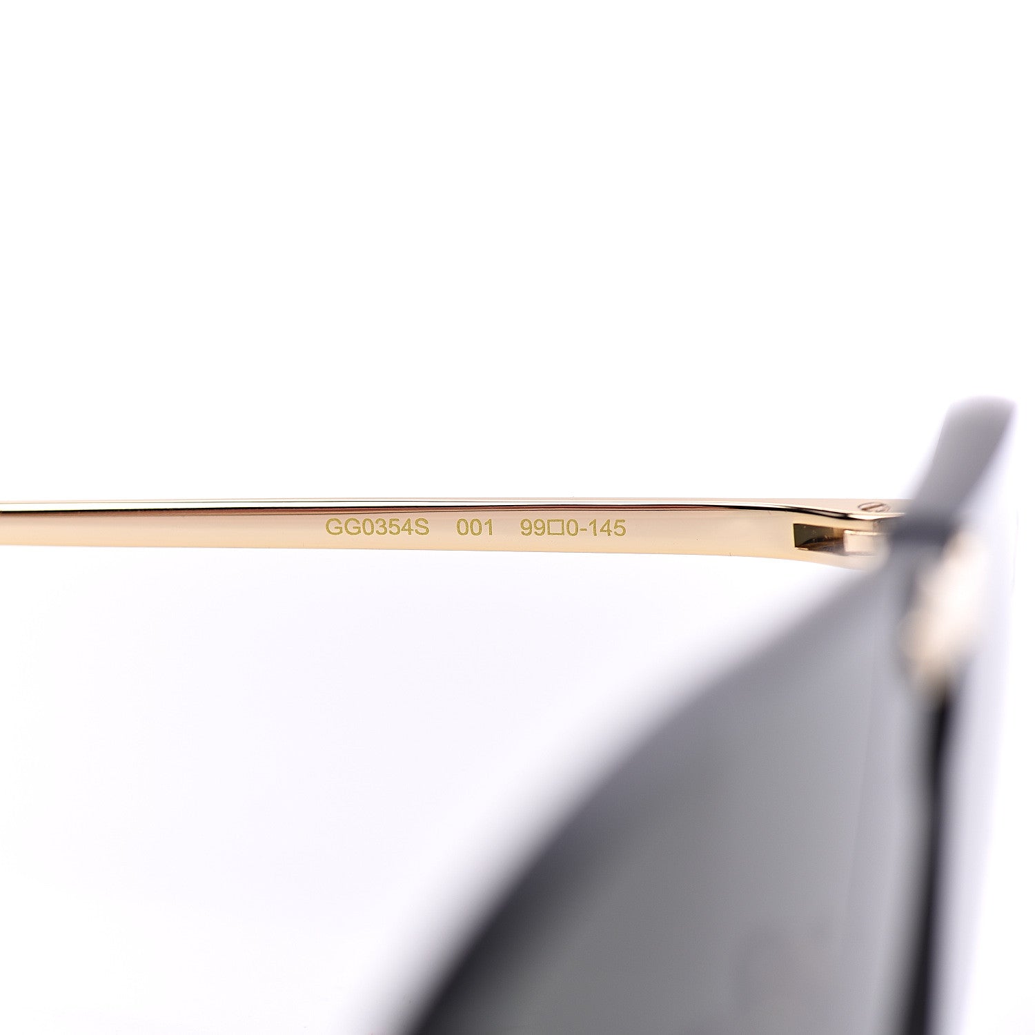 Gucci Rimless Sunglasses GG0354S Black 5 of 8