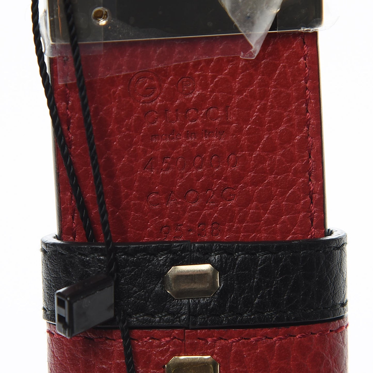 Calfskin 1973 Reversible Belt 95 38 Black Red