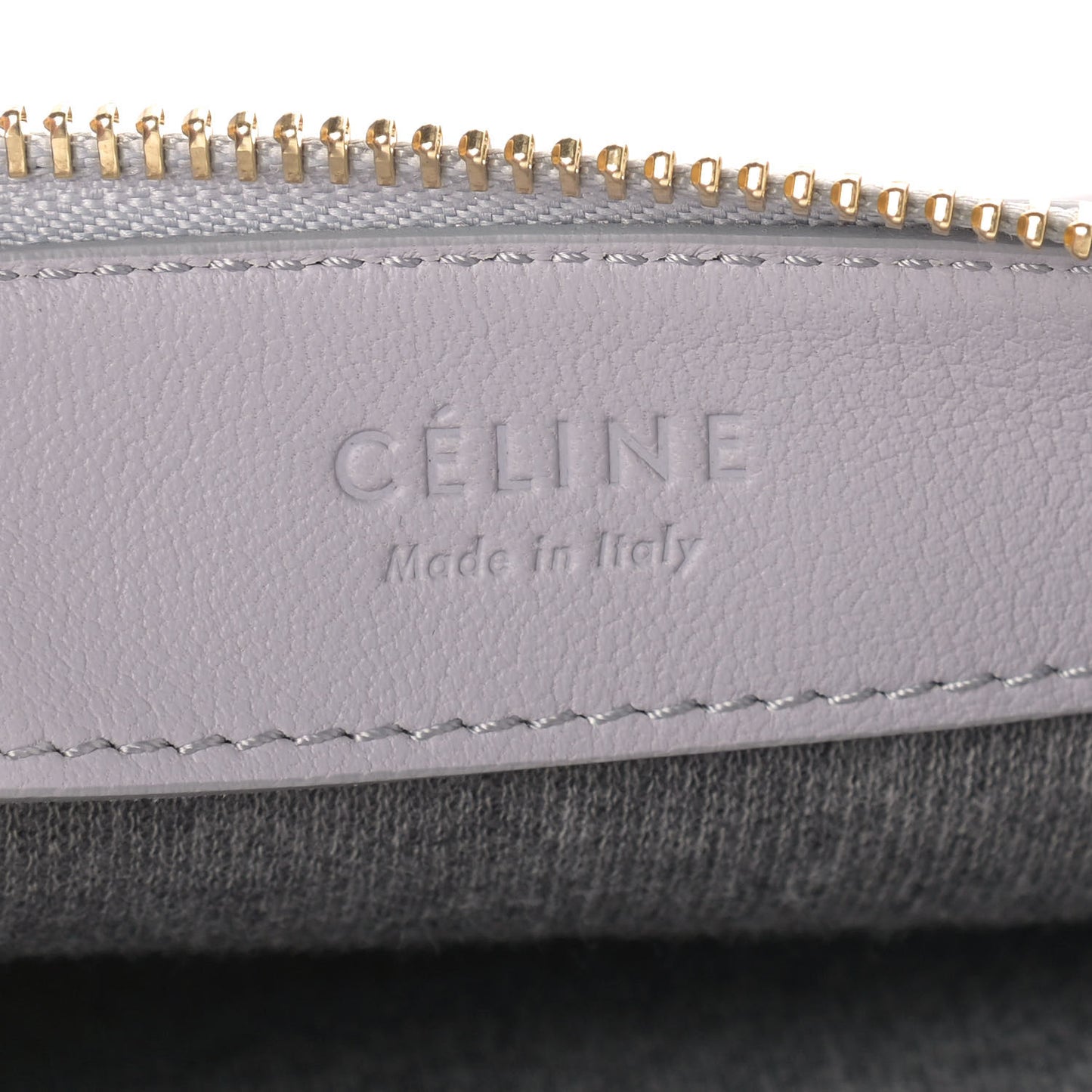 Lambskin Small Trio Crossbody Bag Light Grey