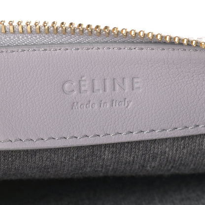 Celine Lambskin Small Trio Crossbody Bag Light Grey 9 of 12