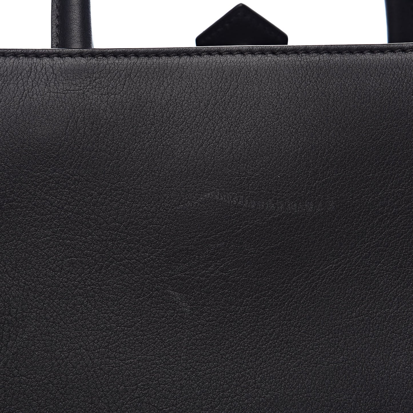 Vitello Dolce Mink Fur Pom Pom Petite 2Jours Tote Black Multicolor