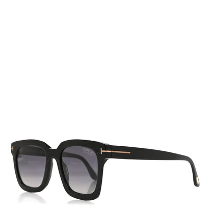 Tom Ford Square Sari TF690 Sunglasses Black 1 of 6