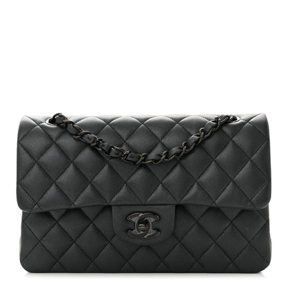 Chanel Lambskin Quilted Small Double Flap So Black 1 of 11