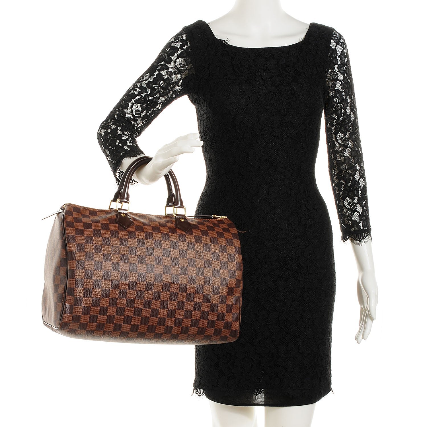 Louis Vuitton Damier Ebene Speedy 35 2 of 9