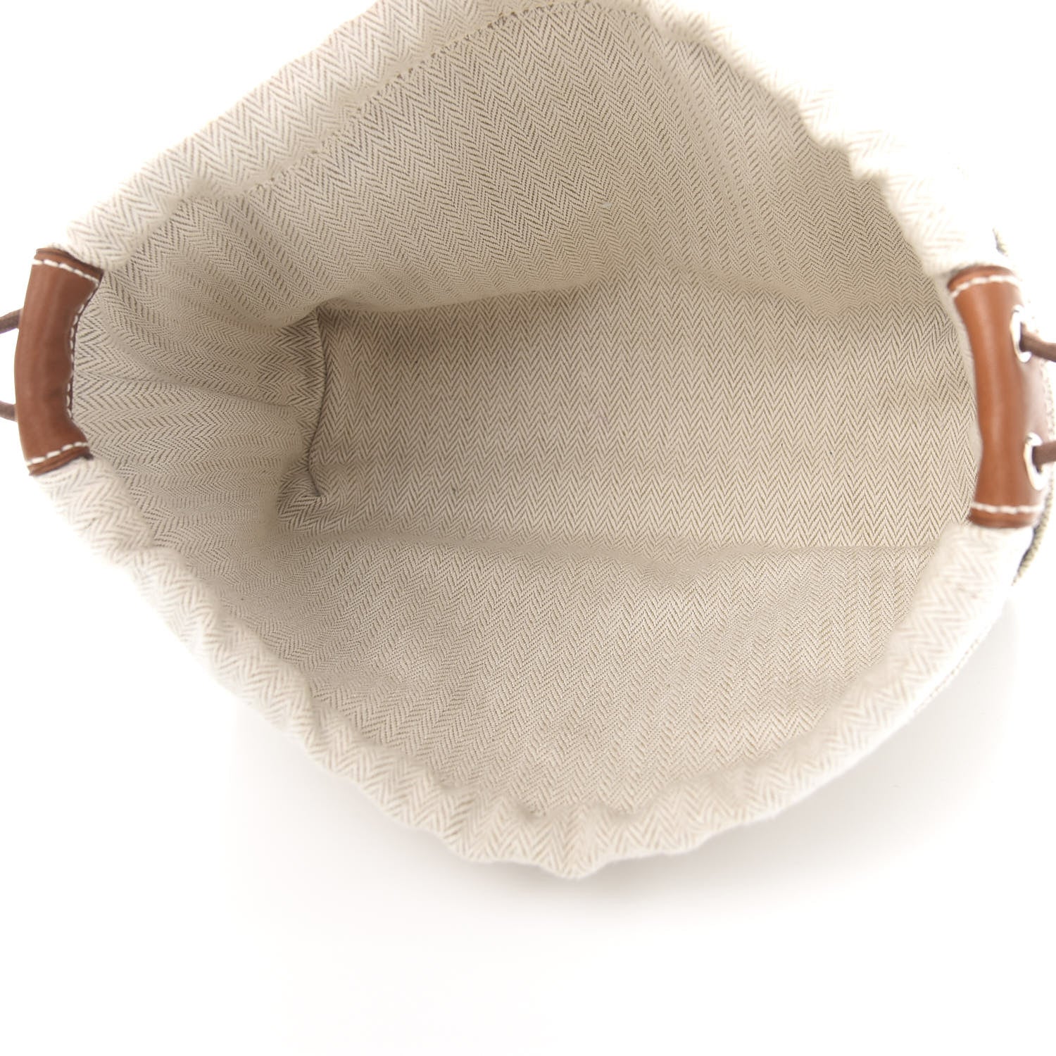 Hermes Canvas Barenia Fourbi 20 PM Pouch Naturel Fauve 5 of 7