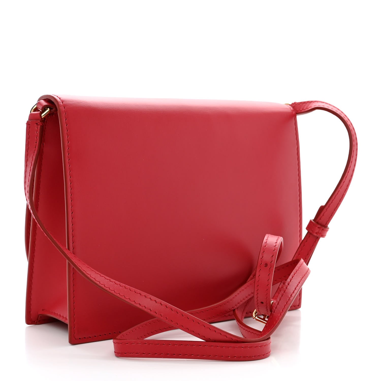 Dolce & Gabbana Calfskin DG Logo Flap Crossbody Bag Red 3 of 10