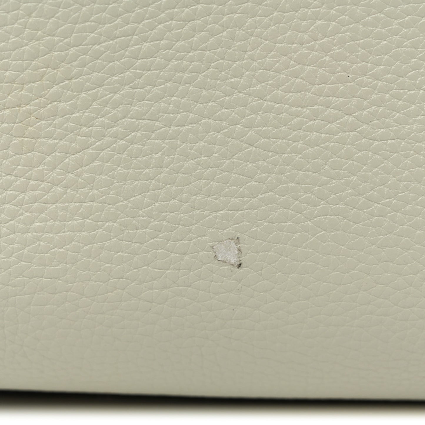 Drummed Calfskin Mini Luggage Pebble Grey