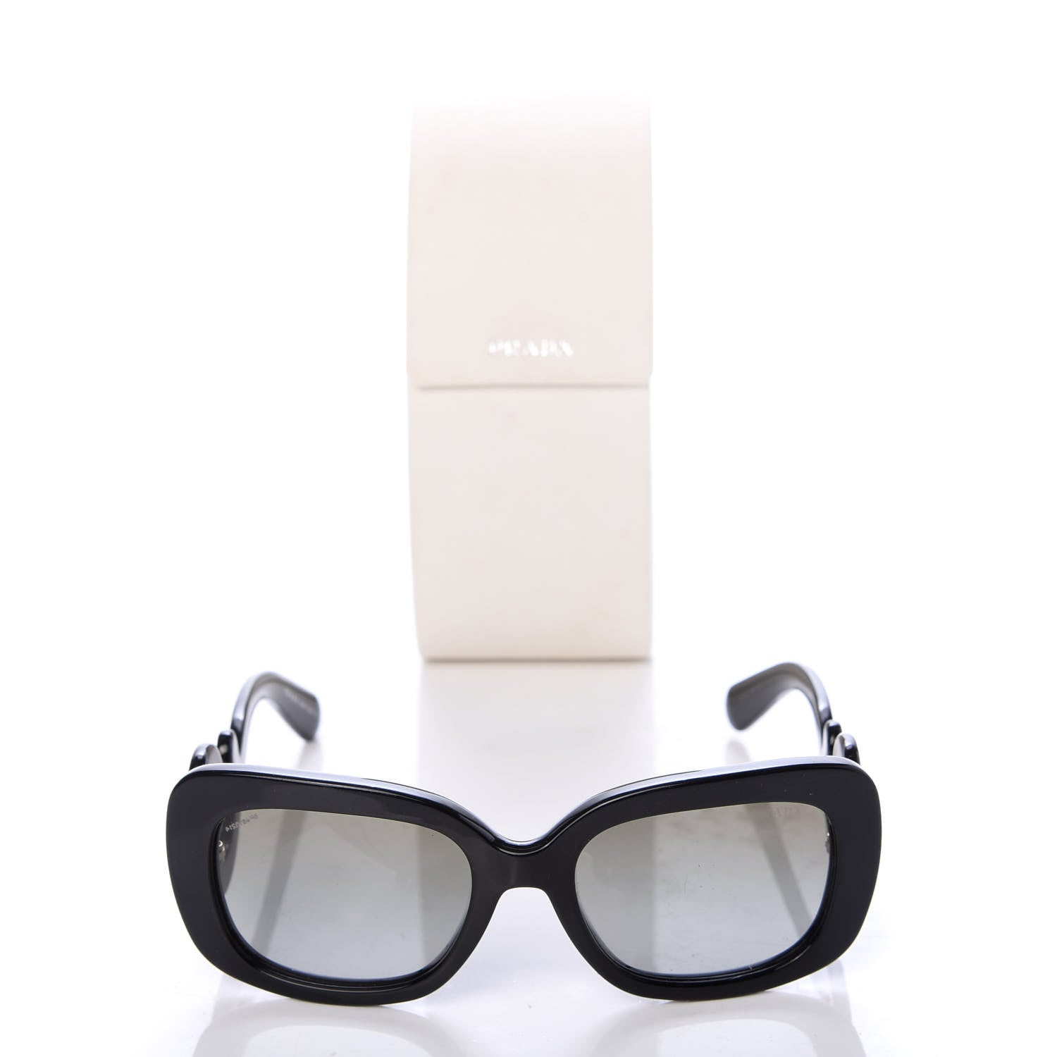 Prada Acetate Baroque Sunglasses SPR 27O Black 8 of 8