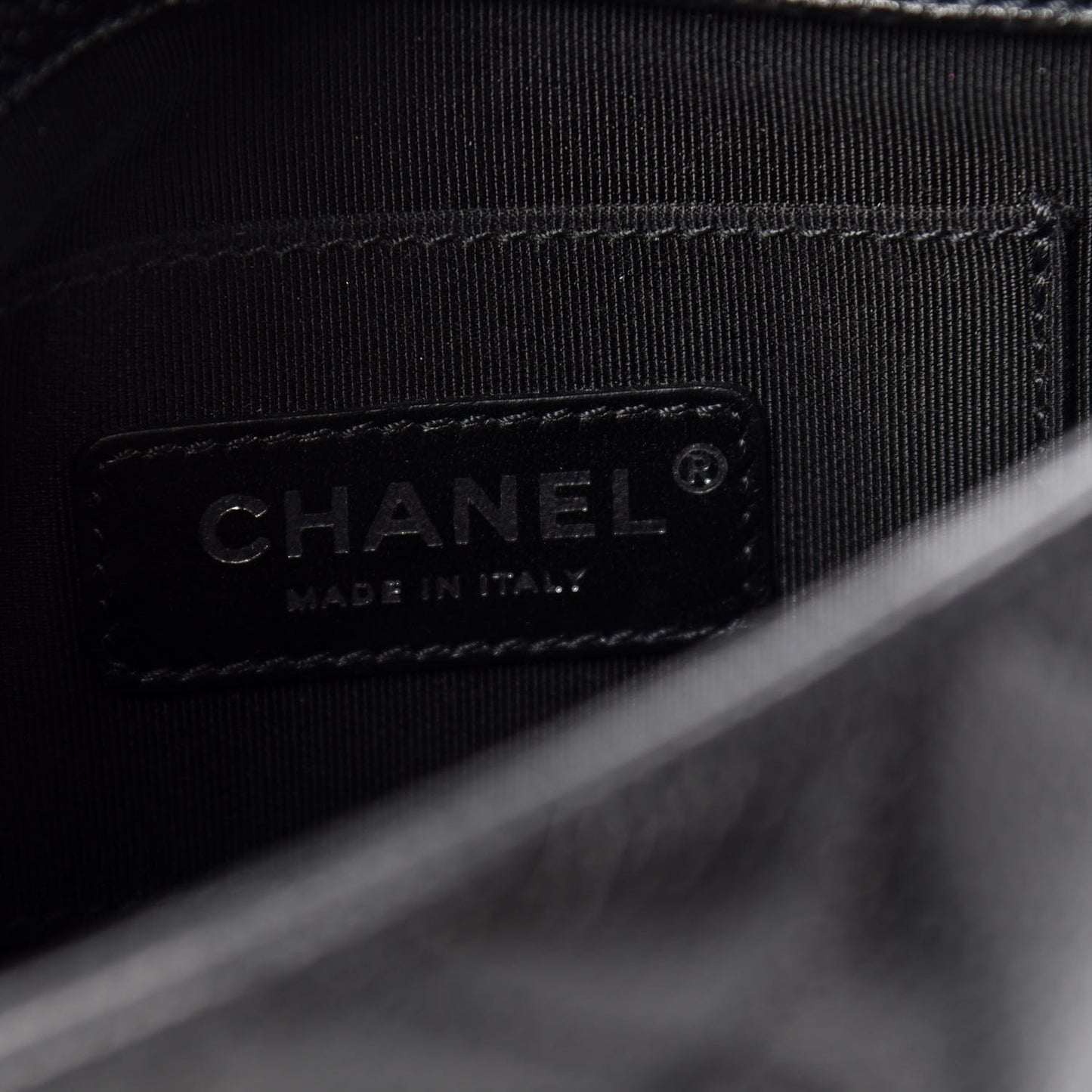 Caviar Quilted Incognito Mini Square Flap Black