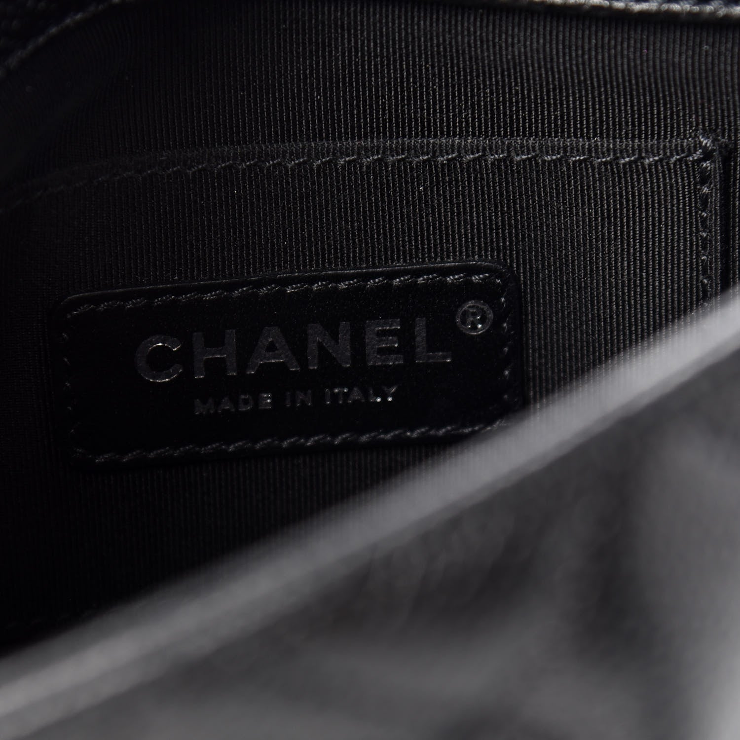 Chanel Caviar Quilted Incognito Mini Square Flap Black 8 of 10