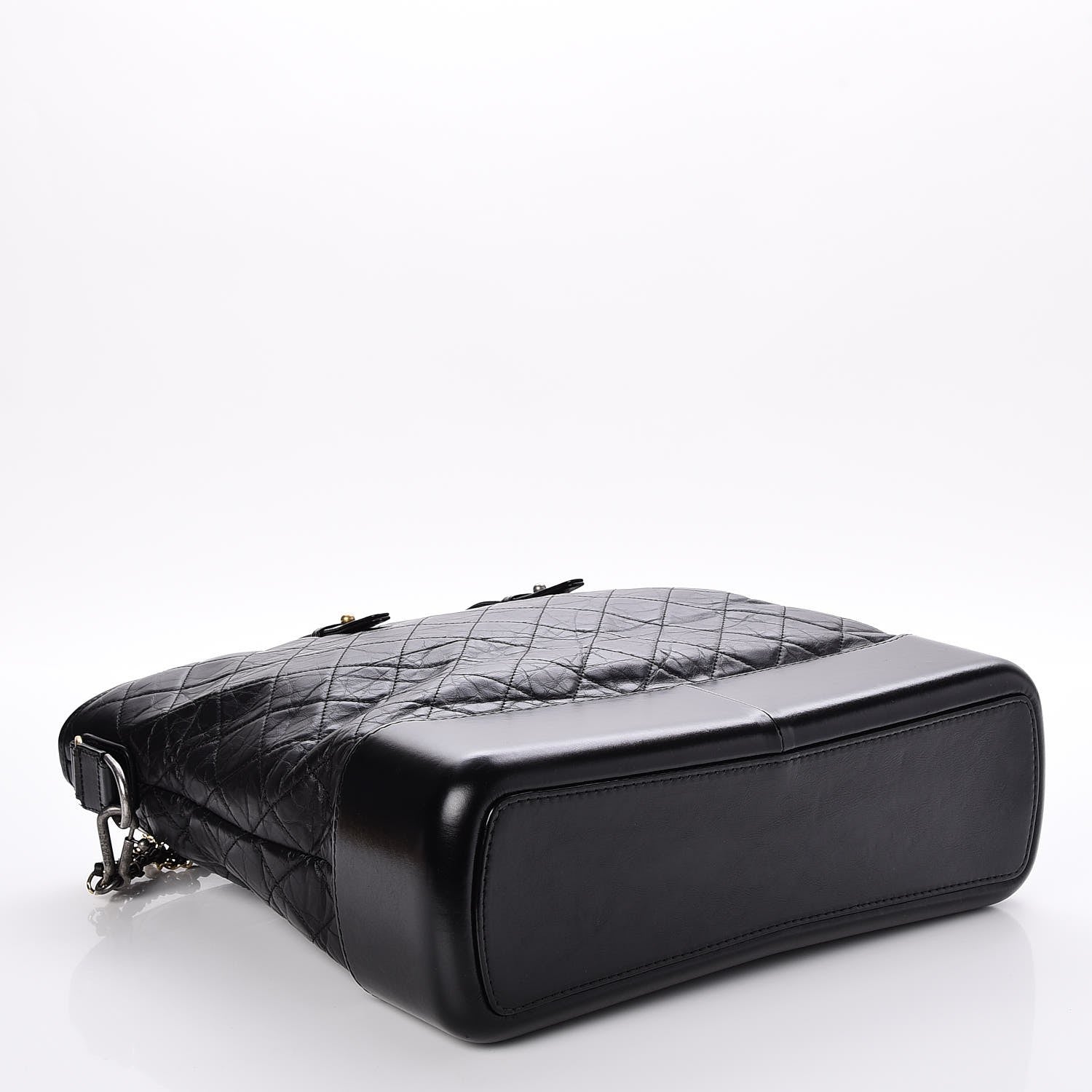 Chanel Calfskin Quilted Large Gabrielle Shopping Tote Black 5 of 8