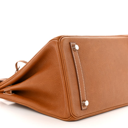Hermes Natural Barenia Faubourg Birkin 30 Fauve 9 of 15