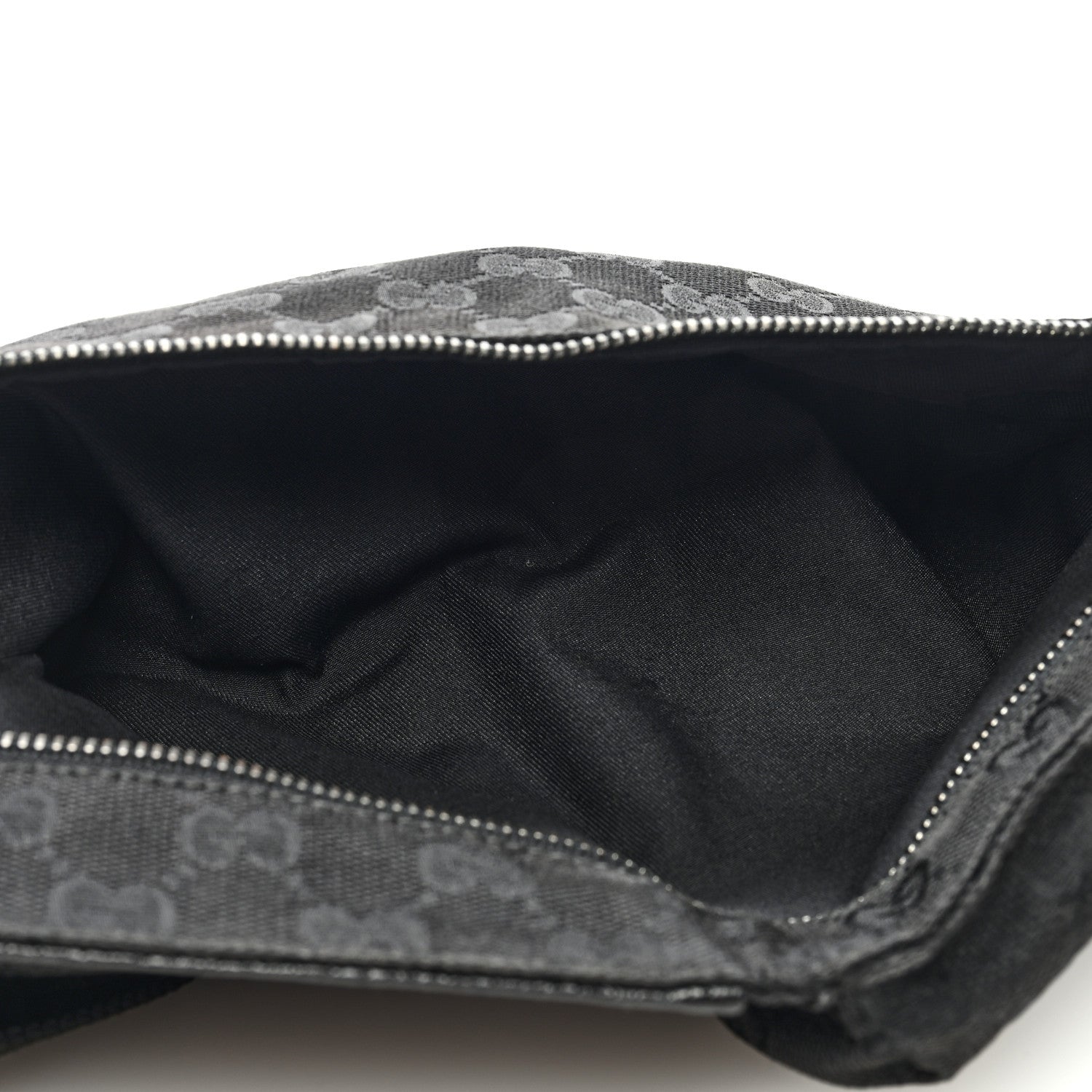 Gucci GG Monogram Double Pocket Belt Bag Black 5 of 10