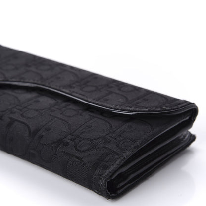 Christian Dior Monogram Saddle Wallet Black 7 of 12