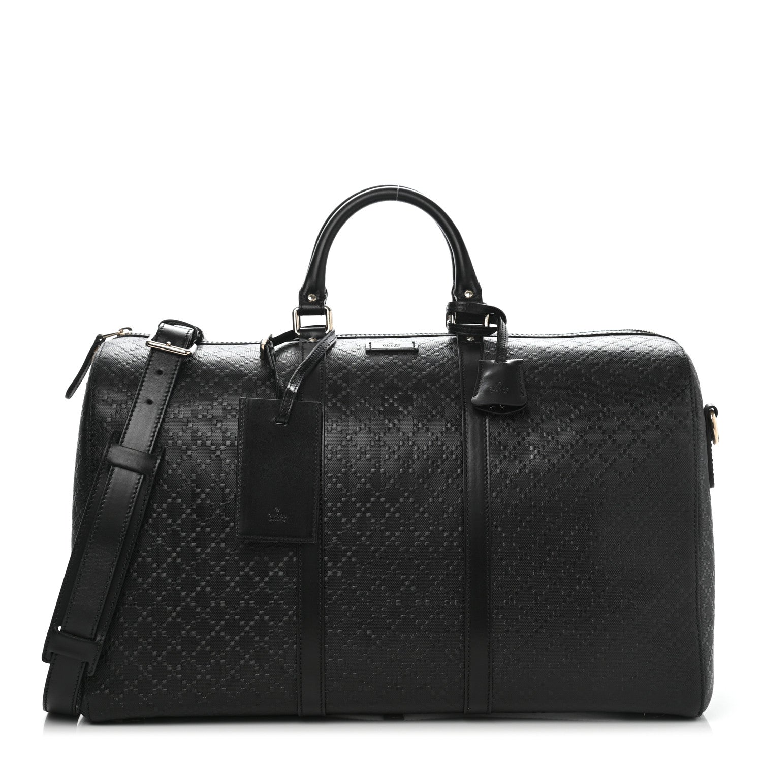 Gucci Bright Diamante Medium Carry On Duffle Black 1 of 12