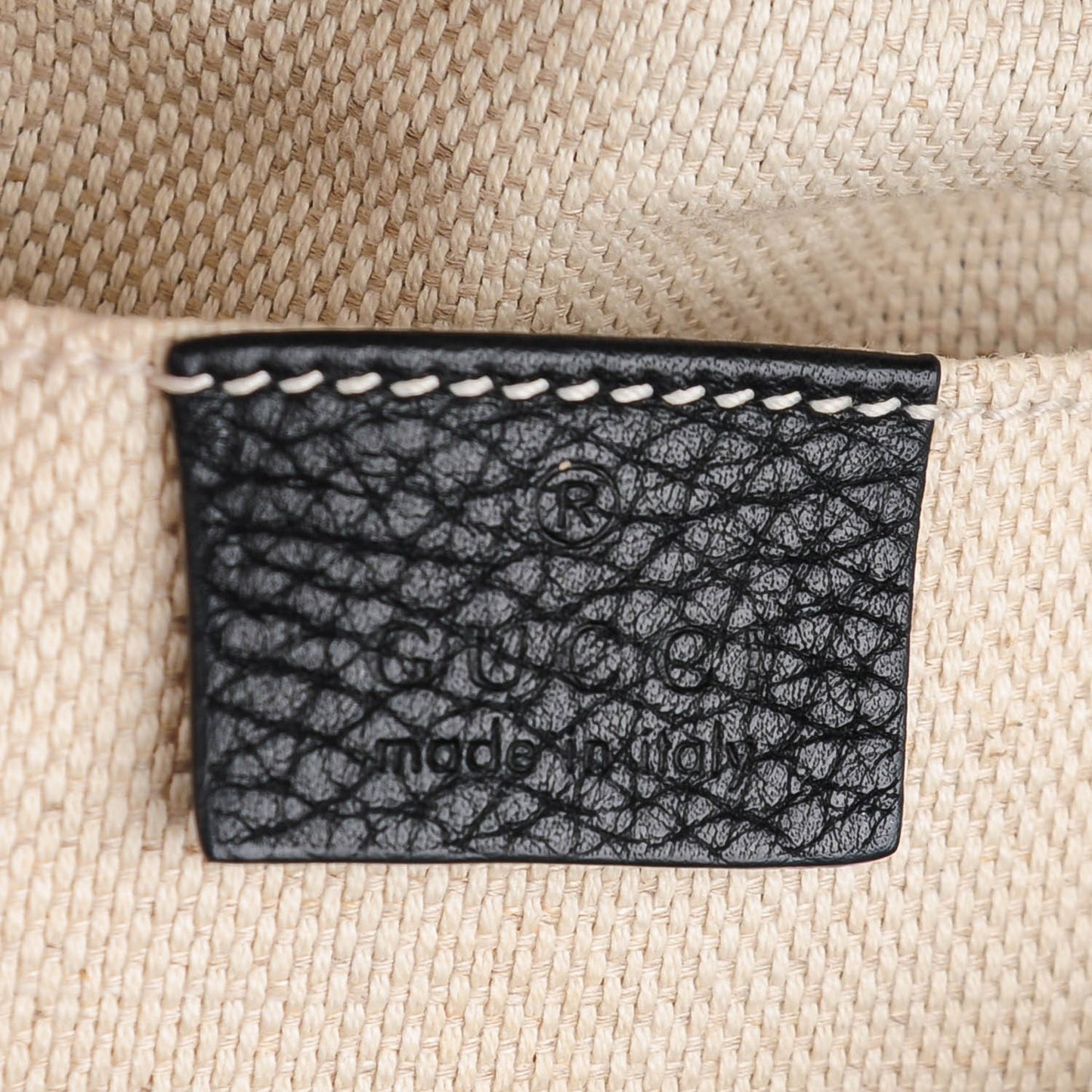 Pebbled Calfskin Small Soho Disco Bag Black