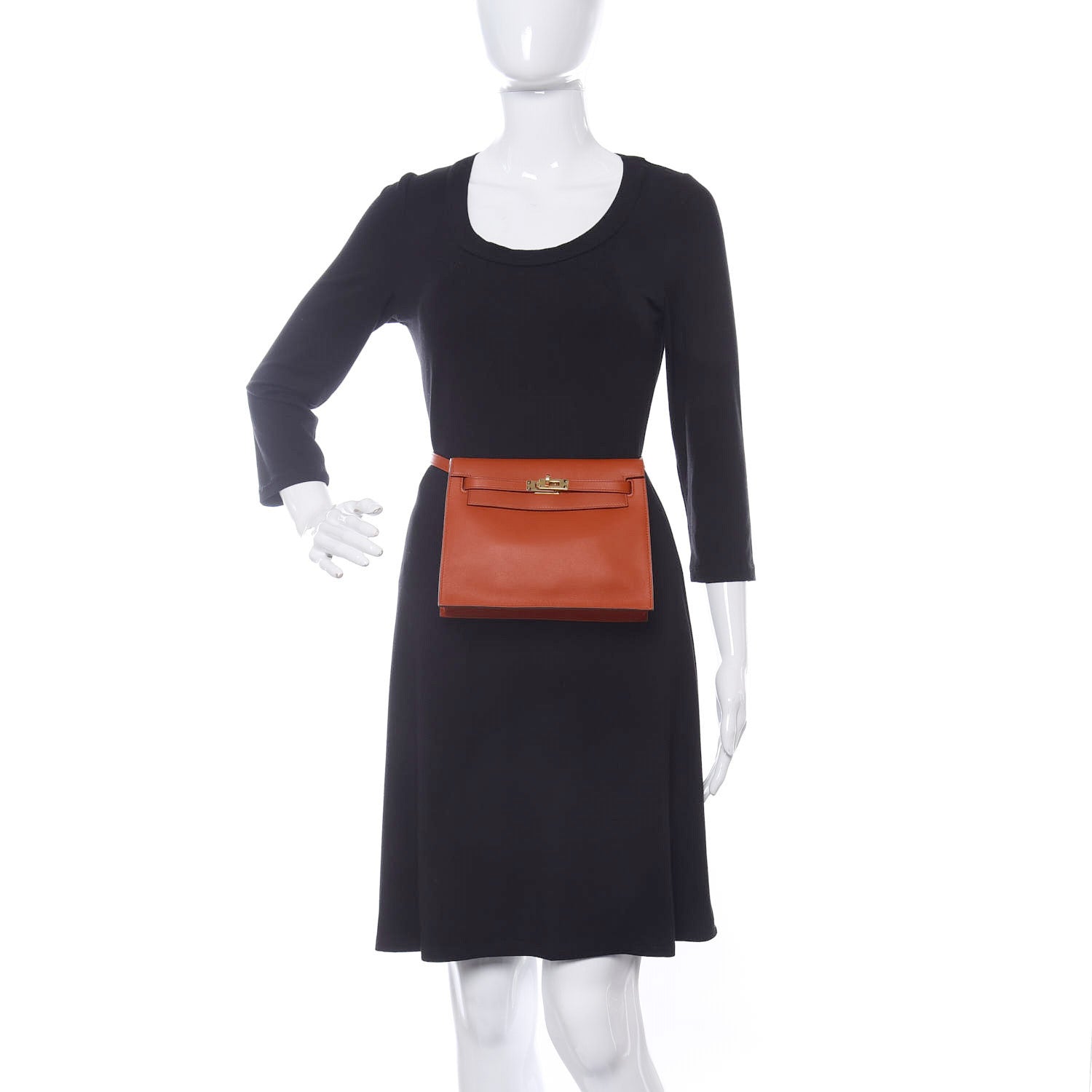 Hermes Swift Kelly Danse II Belt Bag Terre Battue 2 of 8