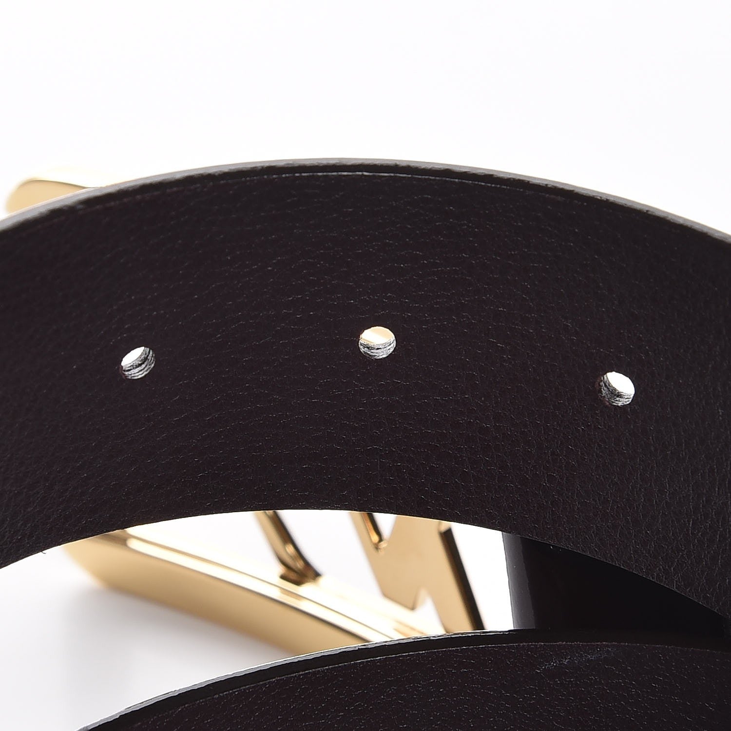 Louis Vuitton Patent LV Frame Belt 85 34 Amarante 5 of 9