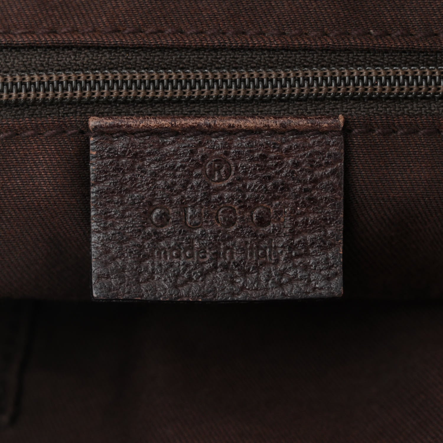 Gucci Monogram Small Abbey Tote Dark Brown 6 of 11