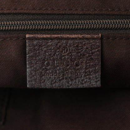 Gucci Monogram Small Abbey Tote Dark Brown 6 of 11