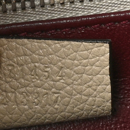 Gucci Grainy Calfskin Medium Zumi Top Handle Bag Mystic White 7 of 10