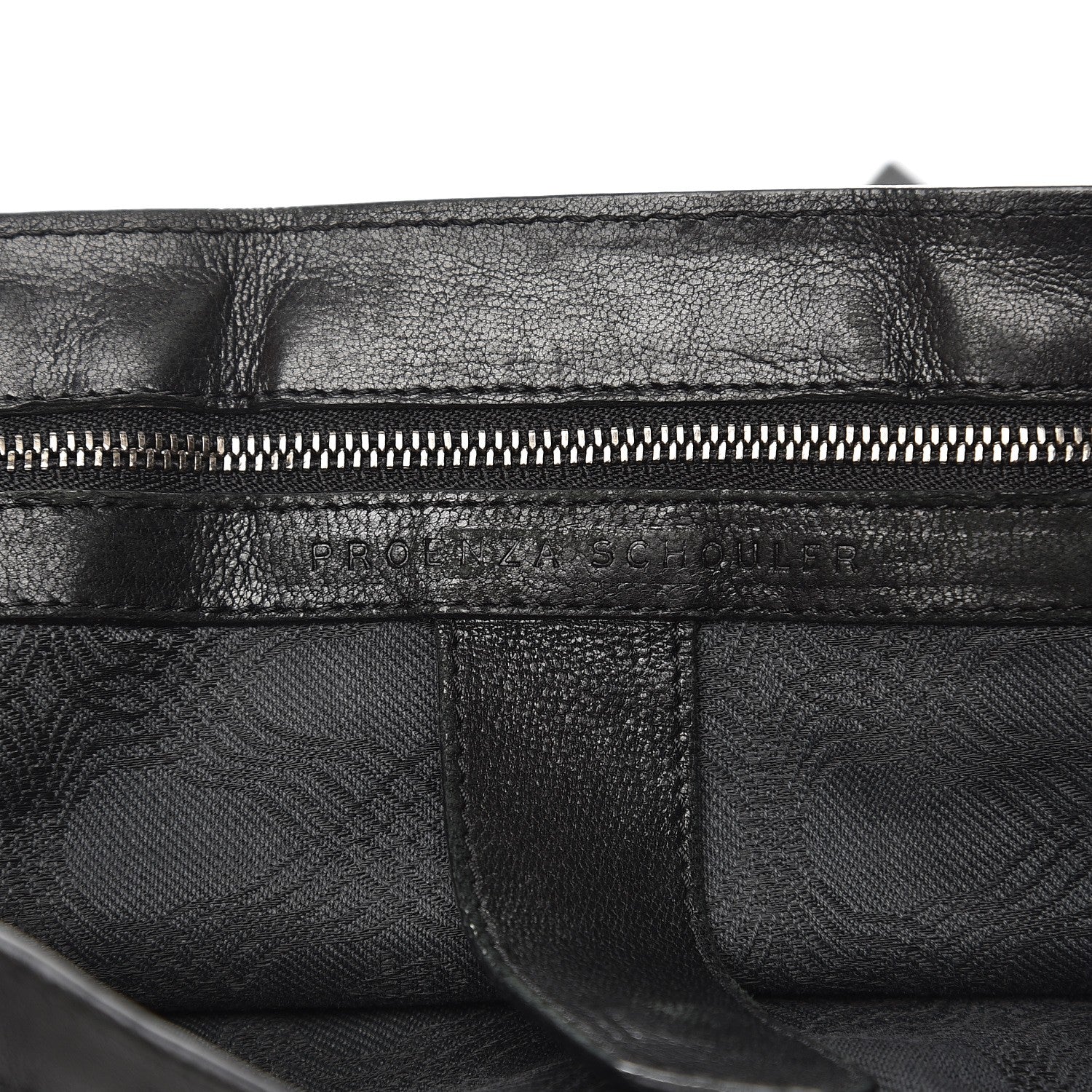 Proenza Schouler Lambskin Medium PS1 Satchel Black 9 of 10