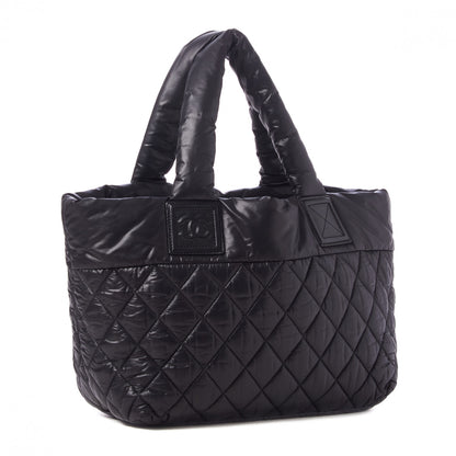 Chanel Nylon Quilted Small Coco Cocoon Tote Black 3 of 10