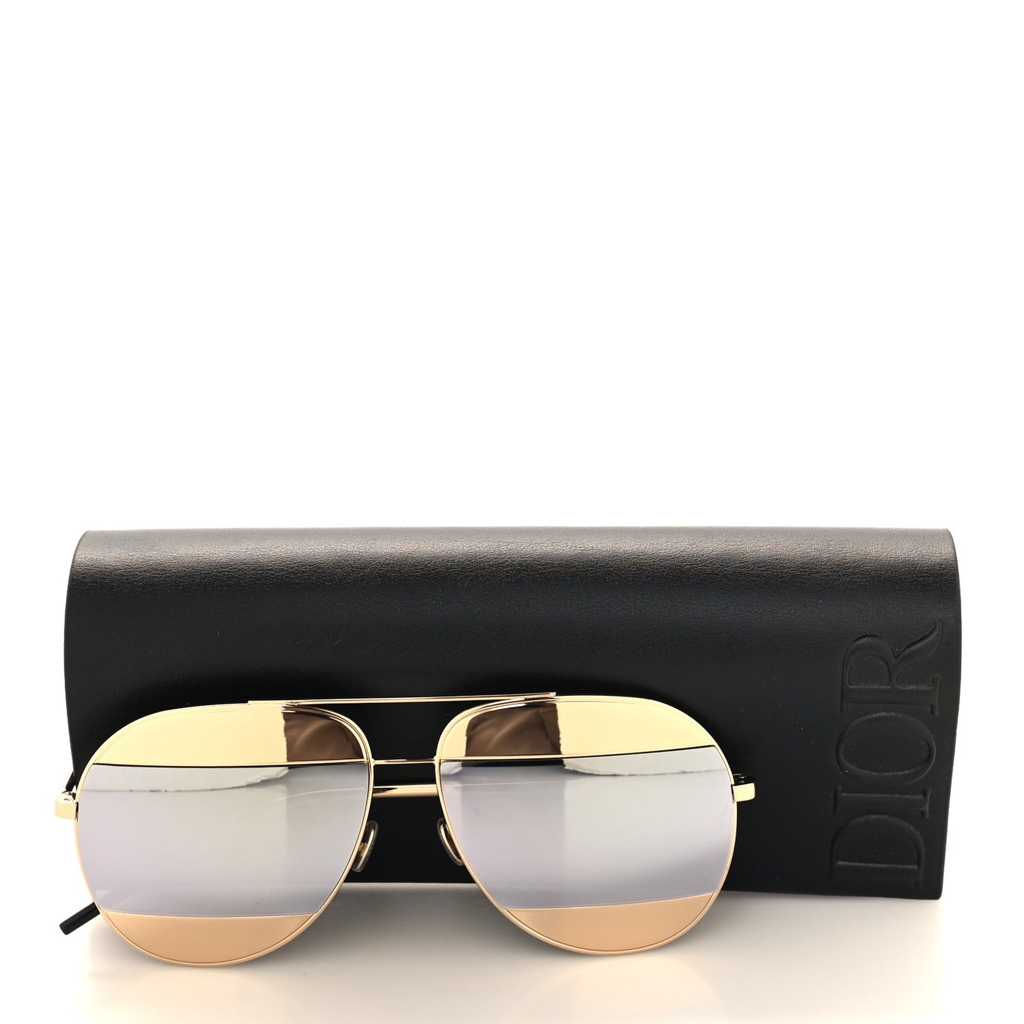 Split 1 Aviator Sunglasses Gold