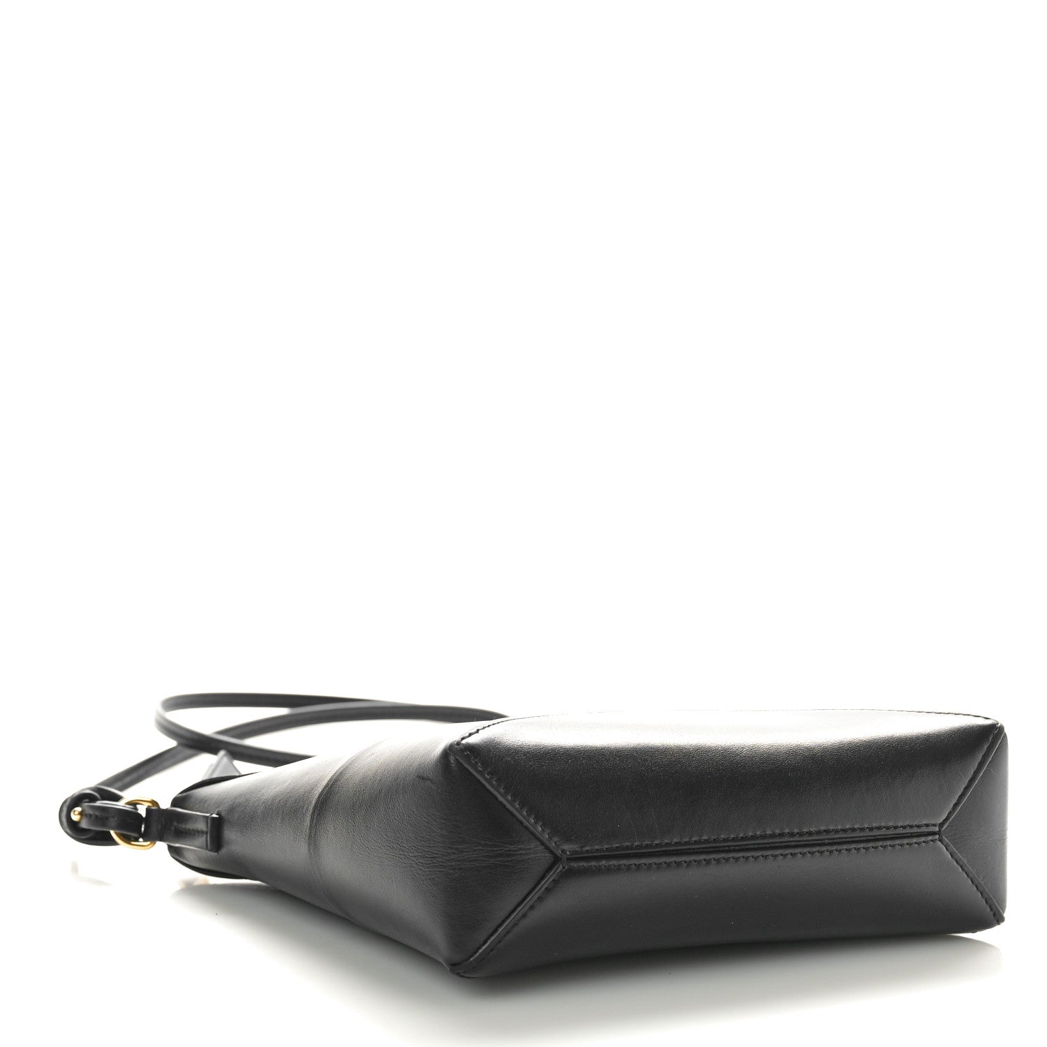 Loewe Shiny Calfskin Puzzle Fold Pouch Black 4 of 9