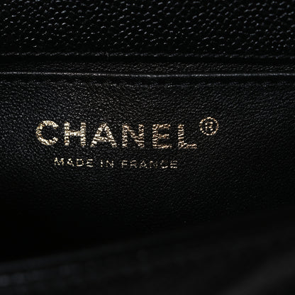 Chanel Caviar Quilted Small Boy Messenger Bag Black 6 of 10