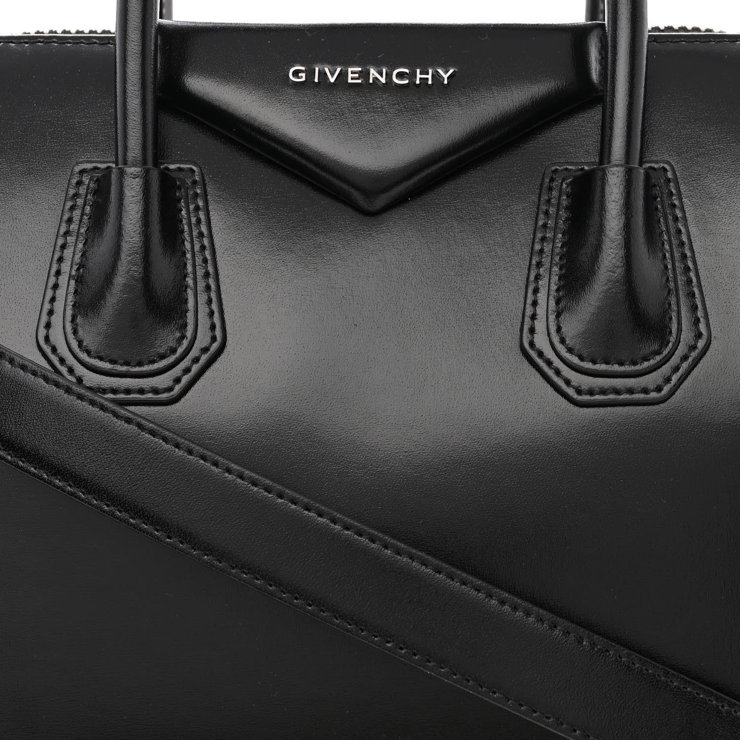Givenchy Shiny Lord Calfskin Small Antigona Black 8 of 11