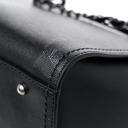 Chanel Caviar Small Studded Deauville Tote Black 11 of 16
