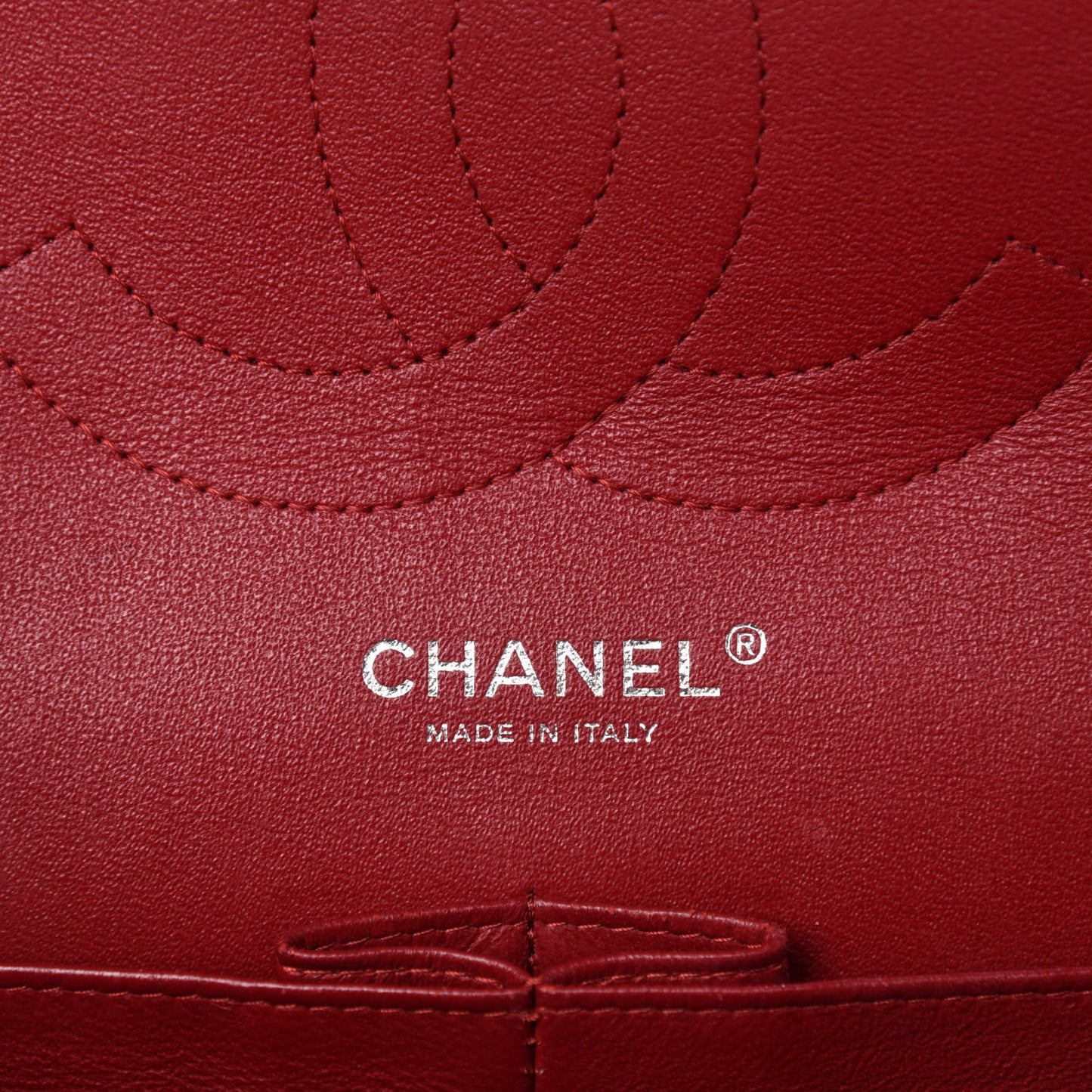 Caviar Quilted Jumbo Double Flap Red