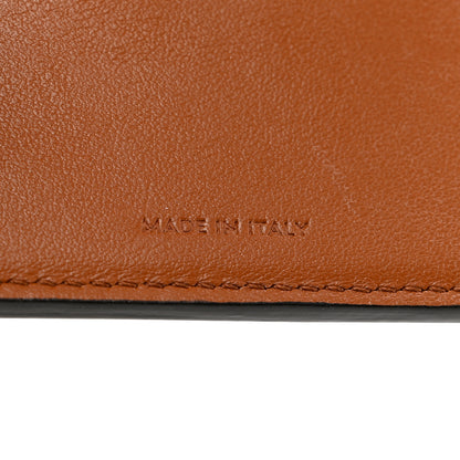 Celine Shiny Calfskin Triomphe Compact Wallet Natural Tan 6 of 8