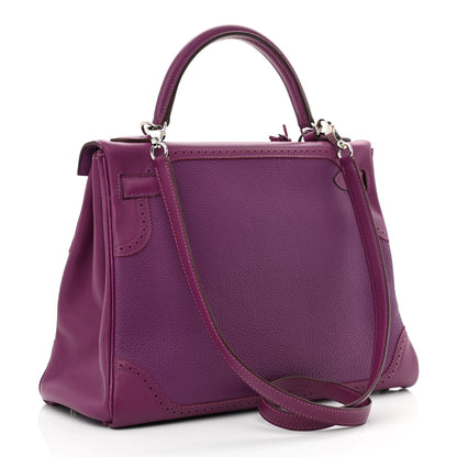 Hermes Togo Swift Ghillies Kelly Retourne 32 Anemone 3 of 12