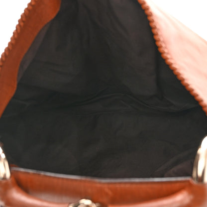 Gucci Calfskin Large Horsebit Chain Hobo Brown 8 of 11