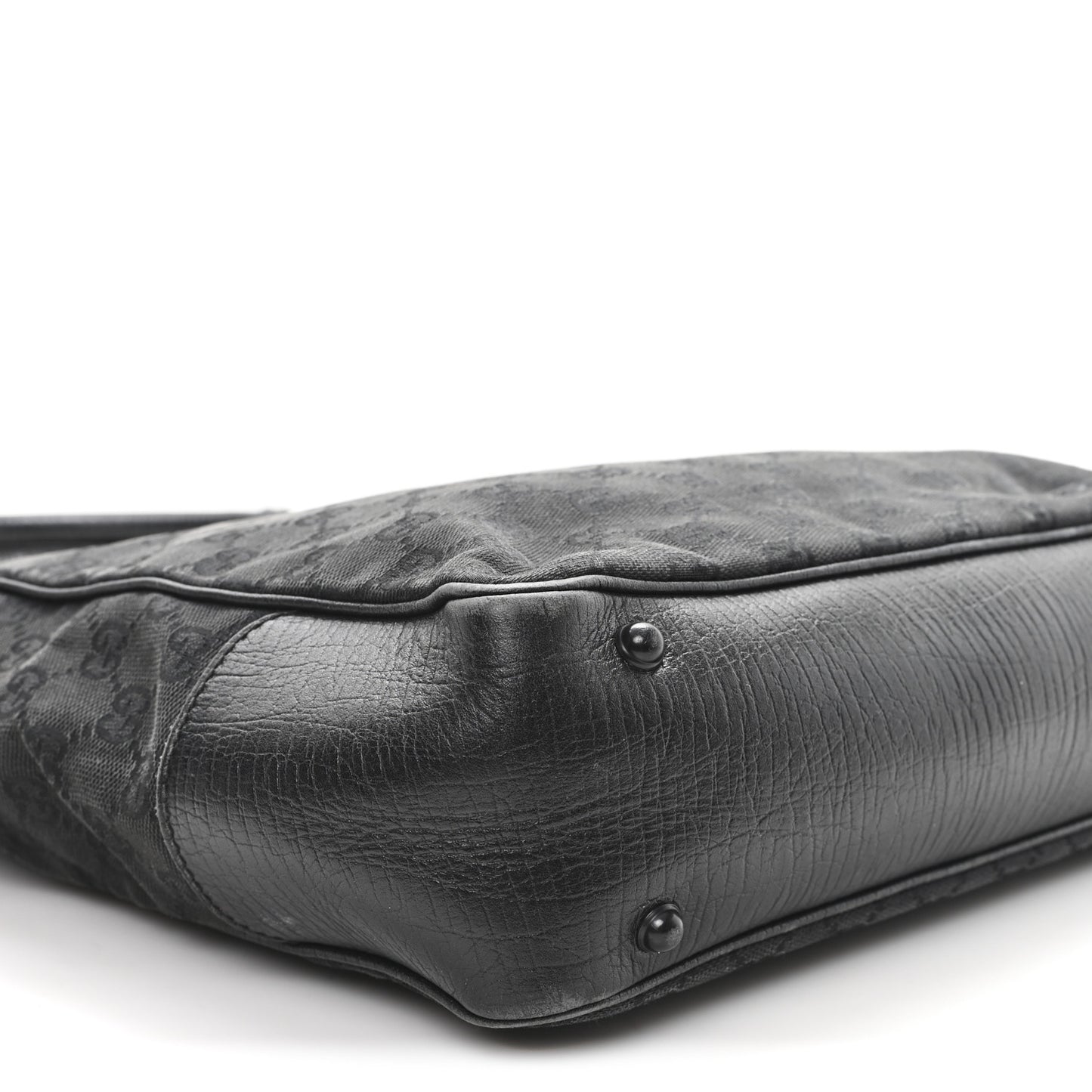 Monogram Bamboo Handle Bag Black