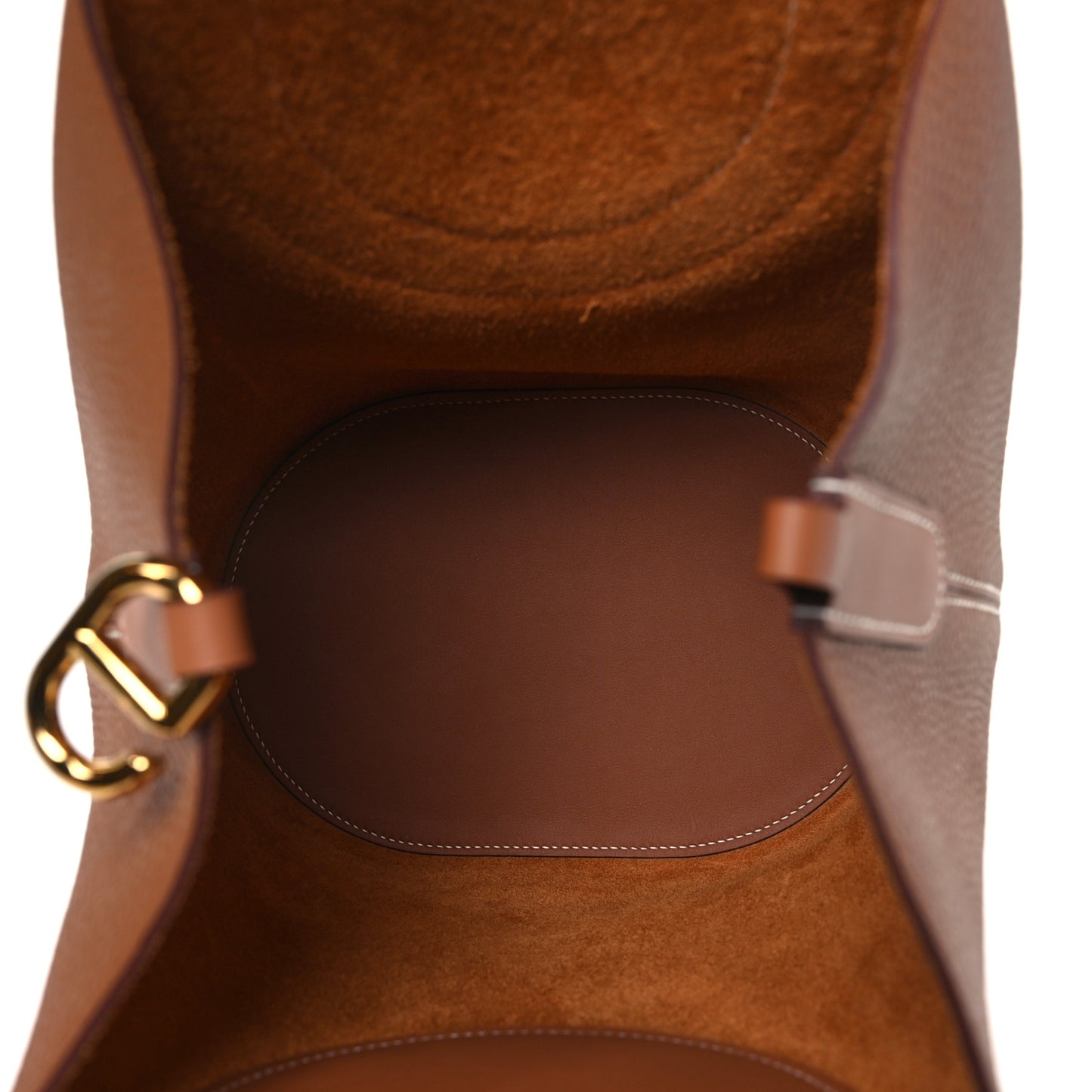 Taurillon Clemence Swift In-The-Loop 23 Bag Gold