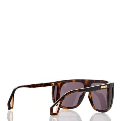 Gucci Acetate Shield Sunglasses GG0467S Havana 4 of 8